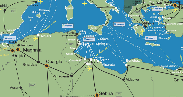 Europe Immigration Routes