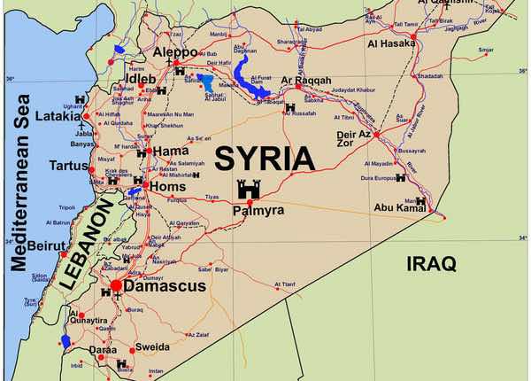 Syria map