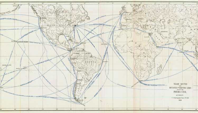 Trade routes 1912