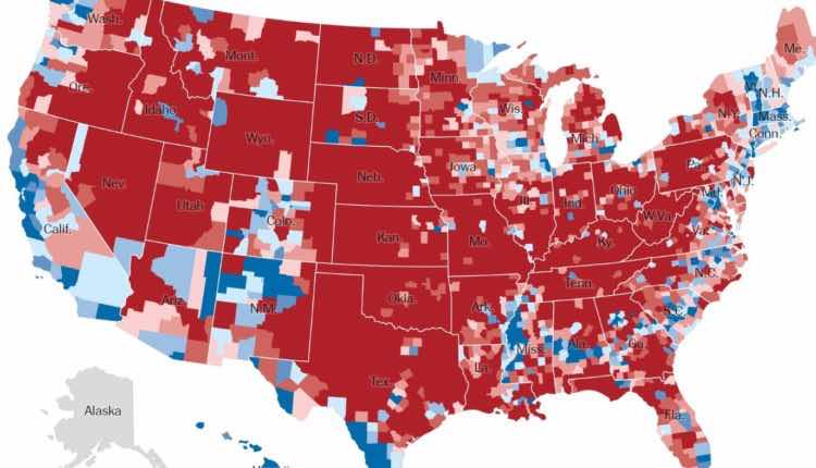 USA 2016 result counties2