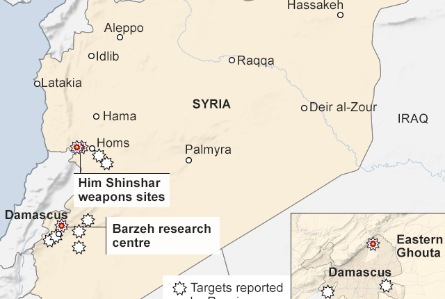 airstrikes april 2018 syria