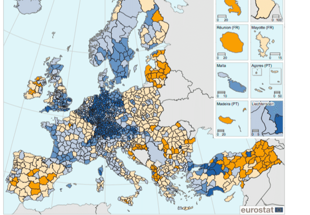 europa eurostat popolazione spopolamento