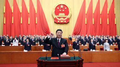 Il giuramento di Xi Jinping dopo l'ultima rielezione