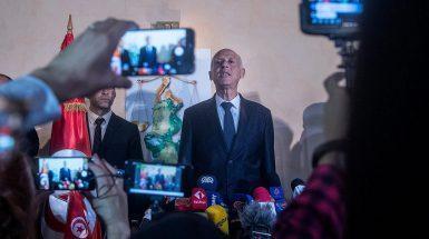 Kais Saied annuncia la vittoria elettorale