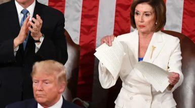 Lo "strappo" di Nancy Pelosi