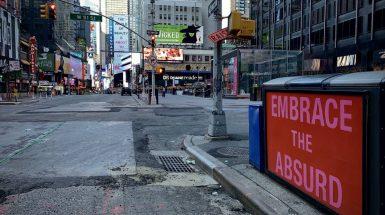 The lockdown emptied the streets of New York City